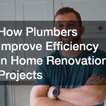 How Plumbers Improve Efficiency in Home Renovation Projects